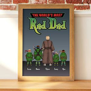 Personalized Gifts For Dad Canvas Poster Print 04huhu310523-Homacus