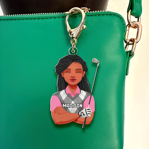 Personalized Gifts For Golf Lovers Keychain 053QHHU200125PA-Homacus