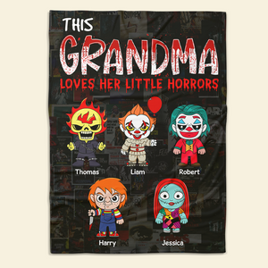 Personalized Gifts For Mom Blanket 04ohpu220225 Little Horrors-Homacus