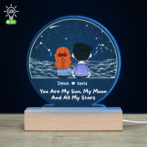 Personalized Gifts For Couple 3D LED Light 03OHDT071224HG-Homacus