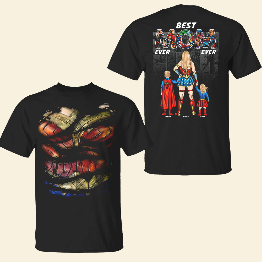 Christmas Best Mom Shirt - Personalized Gifts For Mom 031acqn140325pa-Homacus