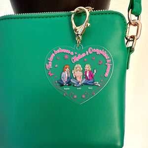 Personalized Gifts For Mom Keychain 04totn040225hh The Love Between A Mom And Daughter's Is Forever-Homacus