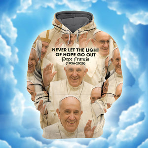 Never Let The Light Of Hope Go Out Shirt - Gift For Christian 01NAQN230425-Homacus