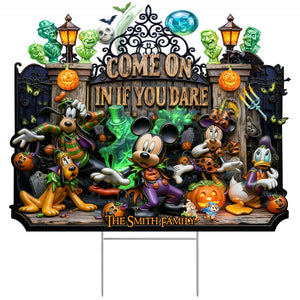Scared Squad Yard Sign - Personalized Halloween Decor 03QHDT030826