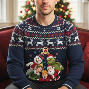 Funny Holiday Ugly Sweater - Personalized Christmas Gifts 02NAQN051125-Homacus