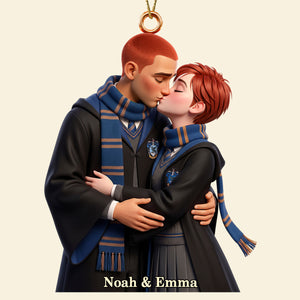 Enchanted Love Story Acrylic Ornament - Personalized Christmas Gifts For Couples 03HUDT190926