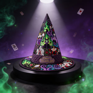 Dark Enchantress Quilted Witch Hat - Personalized Halloween Gifts 02hadt130826