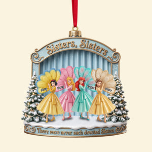 Sisters Christmas Ornament - Personalized Gifts For Christmas 02natn161026-Homacus