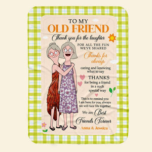 Personalized Gifts For Friend Blanket Best Friends Forever 02ACDT200325HG-Homacus