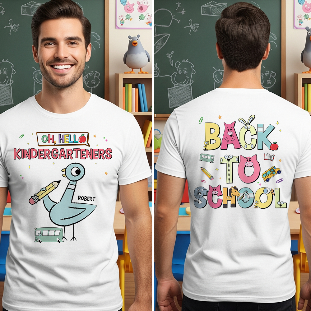Back To School Shirt - Personalized Gifts For Teacher 02HUPU120725-Homacus