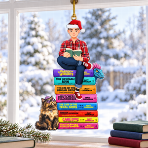 Mystical Bookish Adventure Ornament - Personalized Gift For Book Lovers 03HUQN081026PA-Homacus