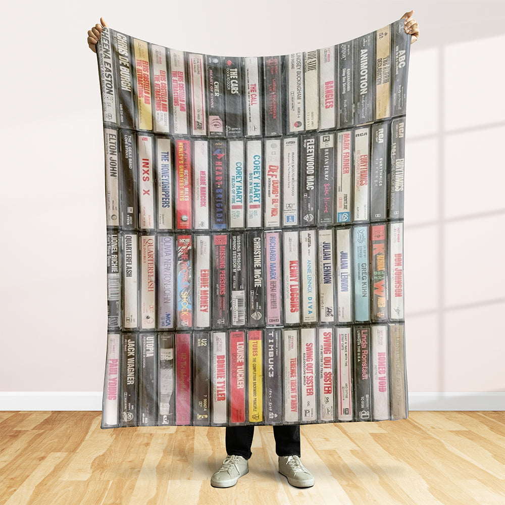 Personalized Gifts For Cassette Tape Lovers Blanket 04ohqn210125-Homacus