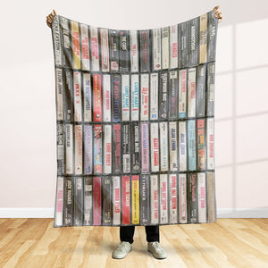 Personalized Gifts For Cassette Tape Lovers Blanket 04ohqn210125-Homacus