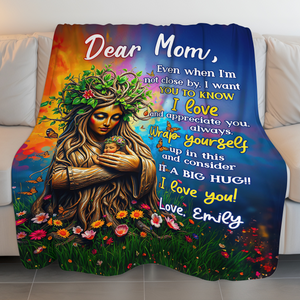 Personalized Gifts For Mom Blanket 04hupu170225 Consider It A Big Hug-Homacus