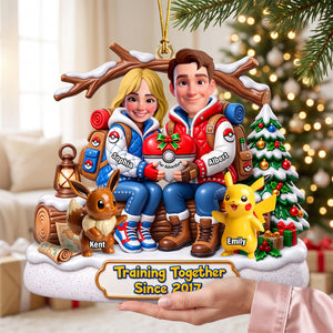 Training Master Couple Ornament - Personalized Gifts For Family 06QHQN290826-Homacus