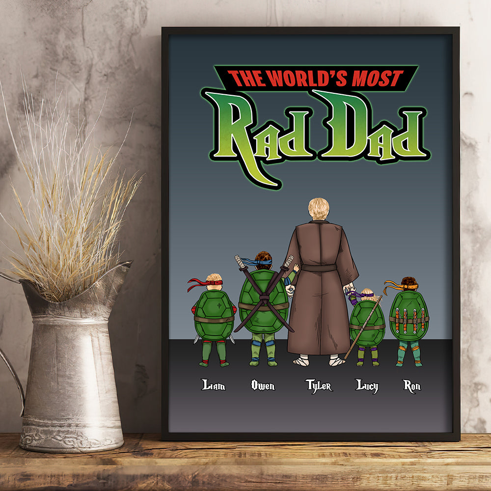 Personalized Gifts For Dad Canvas Poster Print 04huhu310523-Homacus