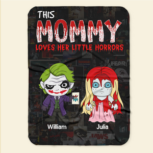 Personalized Gifts For Mom Blanket 04ohpu220225 Little Horrors-Homacus