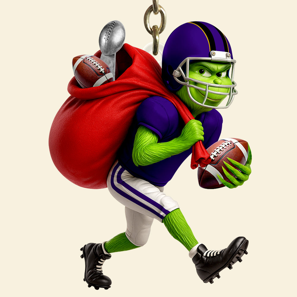 Football Thief Keychain Personalized Gifts For Football Lovers 01HUDT100725-Homacus