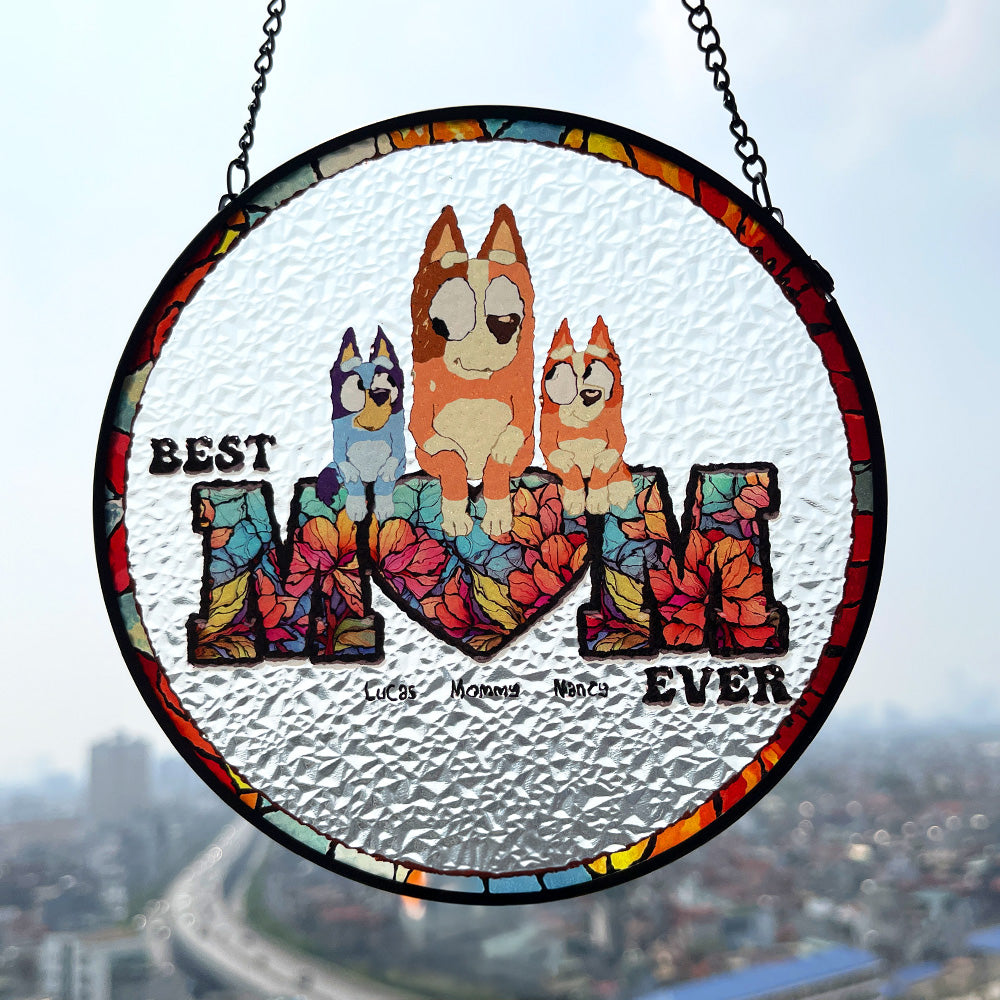 Personalized Gifts For Mom Stained Glass Ornament 04ohti260325-Homacus