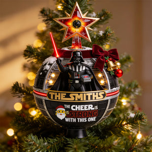 Empire Celebrates The Holidays Tree Topper - Personalized Christmas Gifts For Family 04hadt190826-Homacus