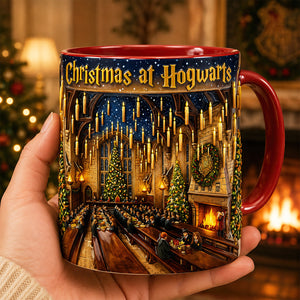 Christmas Fantasy Castle Coffee Mug - Personalized Gifts For Christmas 01hudt210826-Homacus