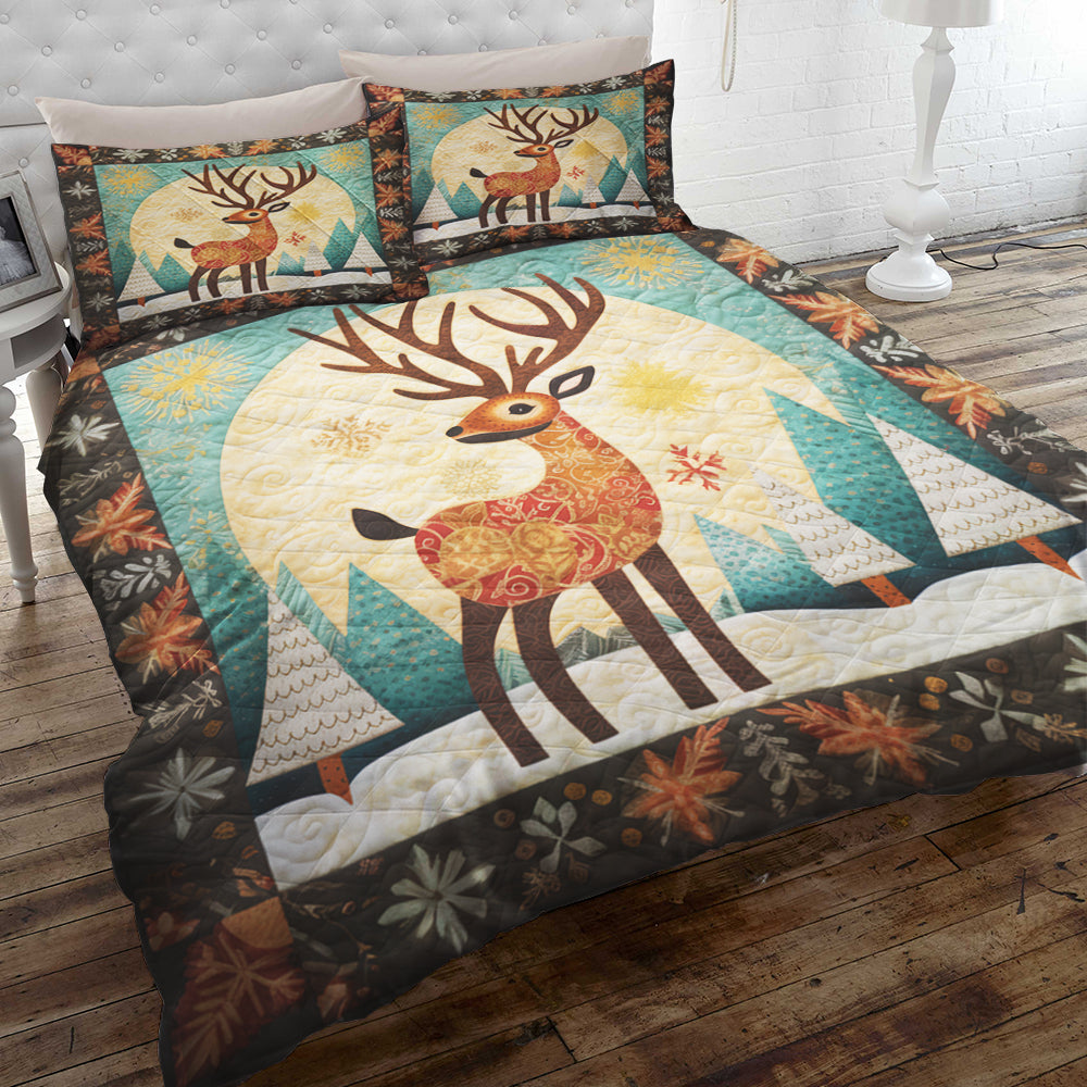 Classic Christmas Quilt Bed Set Special Line 03HUDT041124-Homacus