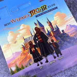 Personalized Gifts For Mom Sliding Puzzle Best Wizard Mom Ever 02ACHU150425TM-Homacus