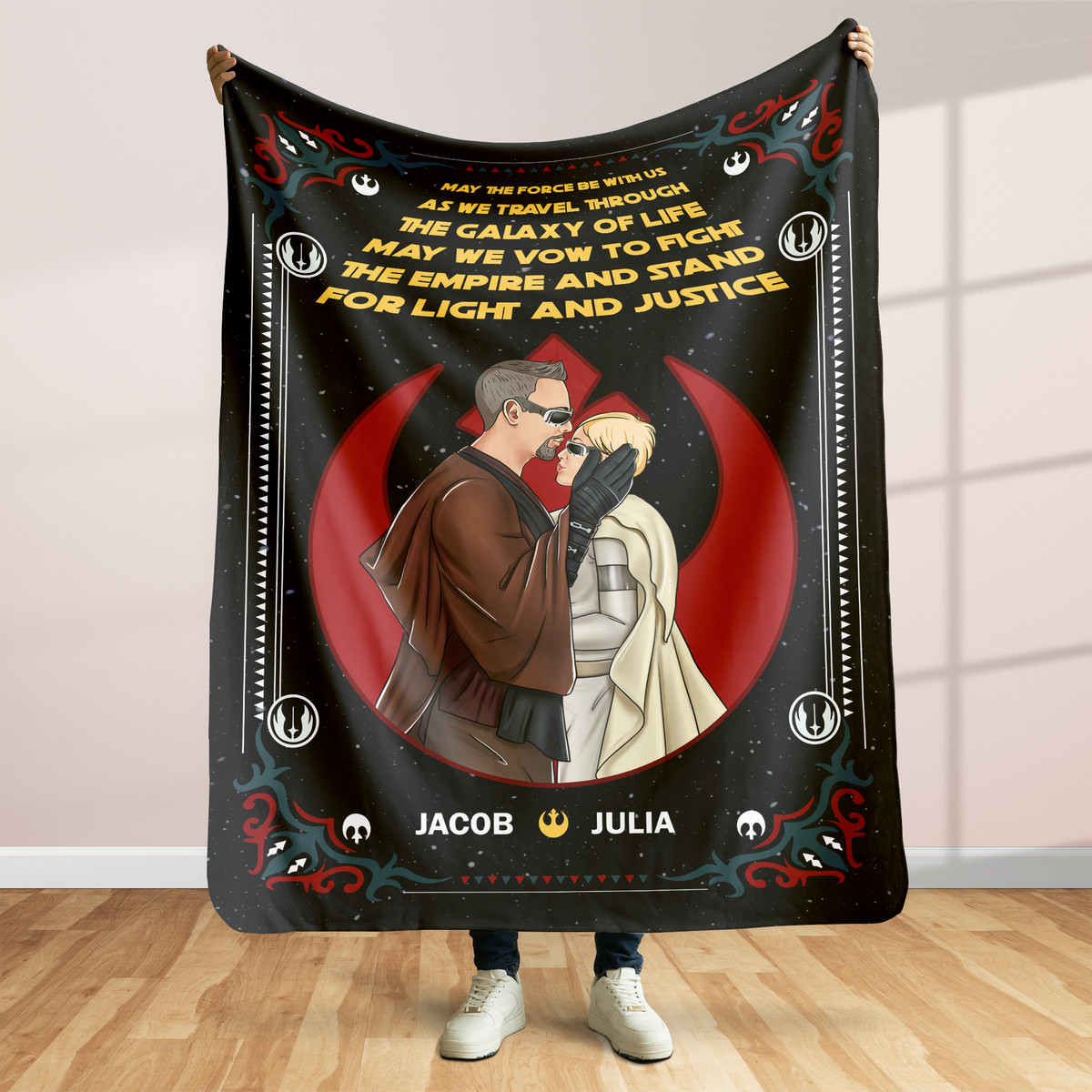 Personalized Gifts For Couple Blanket 03xqpu021224-Homacus