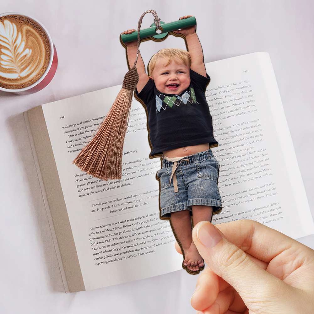 Personalized Gifts For Kids Wooden Bookmark Naughty Swing Kids 04nadt011223-Homacus