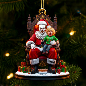Horror Santa Custom Photo Ornament Christmas Gifts 01DTDT100925-Homacus