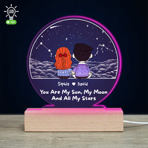 Personalized Gifts For Couple 3D LED Light 03OHDT071224HG-Homacus