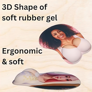 Cheeky Touch Couple 3D Mouse Pad - Personalized Gifts For Couples 03PGTI300126-Homacus