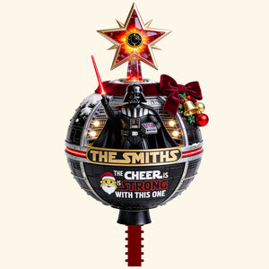 Empire Celebrates The Holidays Tree Topper - Personalized Christmas Gifts For Family 04hadt190826-Homacus