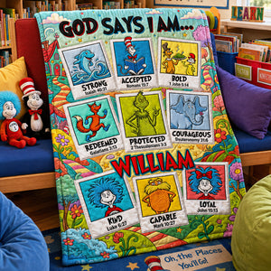 God Say I Am Faithful Blanket - Personalized Gifts For Christian Blanket 01PADT040826