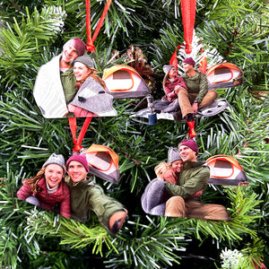 Custom Photo Gifts for Camping Couple Ornament 118acvp140924-Homacus