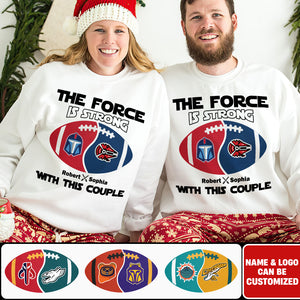 Custom Team Logo Gifts For Couple Shirt 01huti171123 American Football Team-Homacus