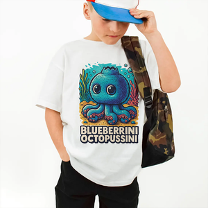 Blueberrini Octopussini Brainrot Shirt Gifts For Kids 032hudt280725-Homacus