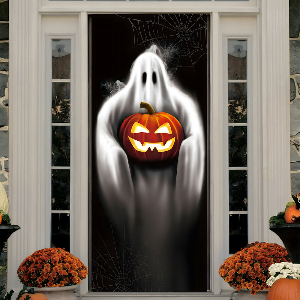 Gifts For Horror Fans Spooky Door Cover Halloween Decor 03HUDC040924-Homacus