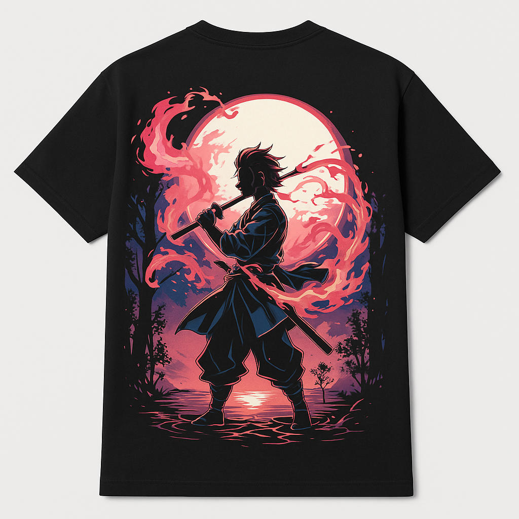Fiery Blade Moonlit Hero Shirt 28pjxx120825-Homacus