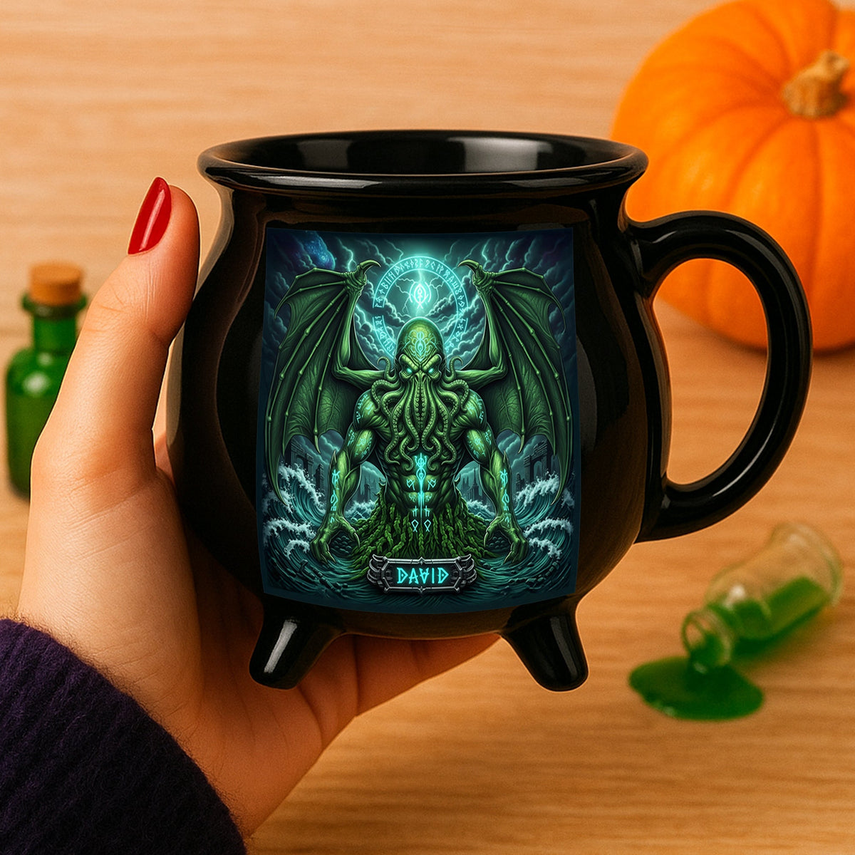 Scary Villain Cauldron Mug - Personalized Gifts For Fans 01HUDT170925-Homacus