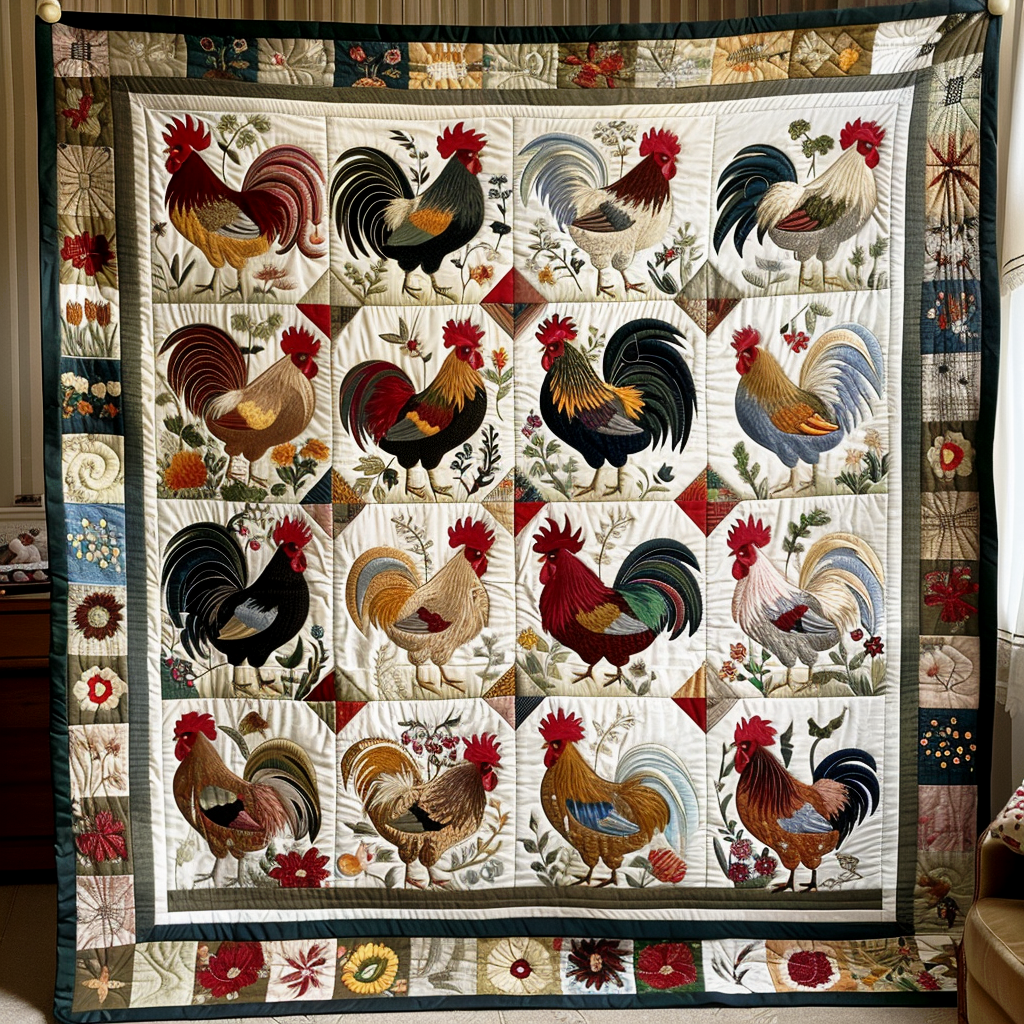 Gifts For Chicken Lover Blanket Farmhouse Fowl-Homacus