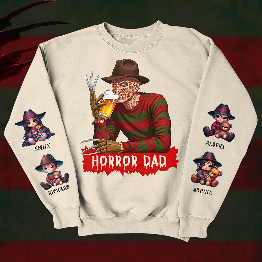 Nightmare Slasher Dad 3D Shirt - Personalized Gifts For Father 023QHQN140525-Homacus