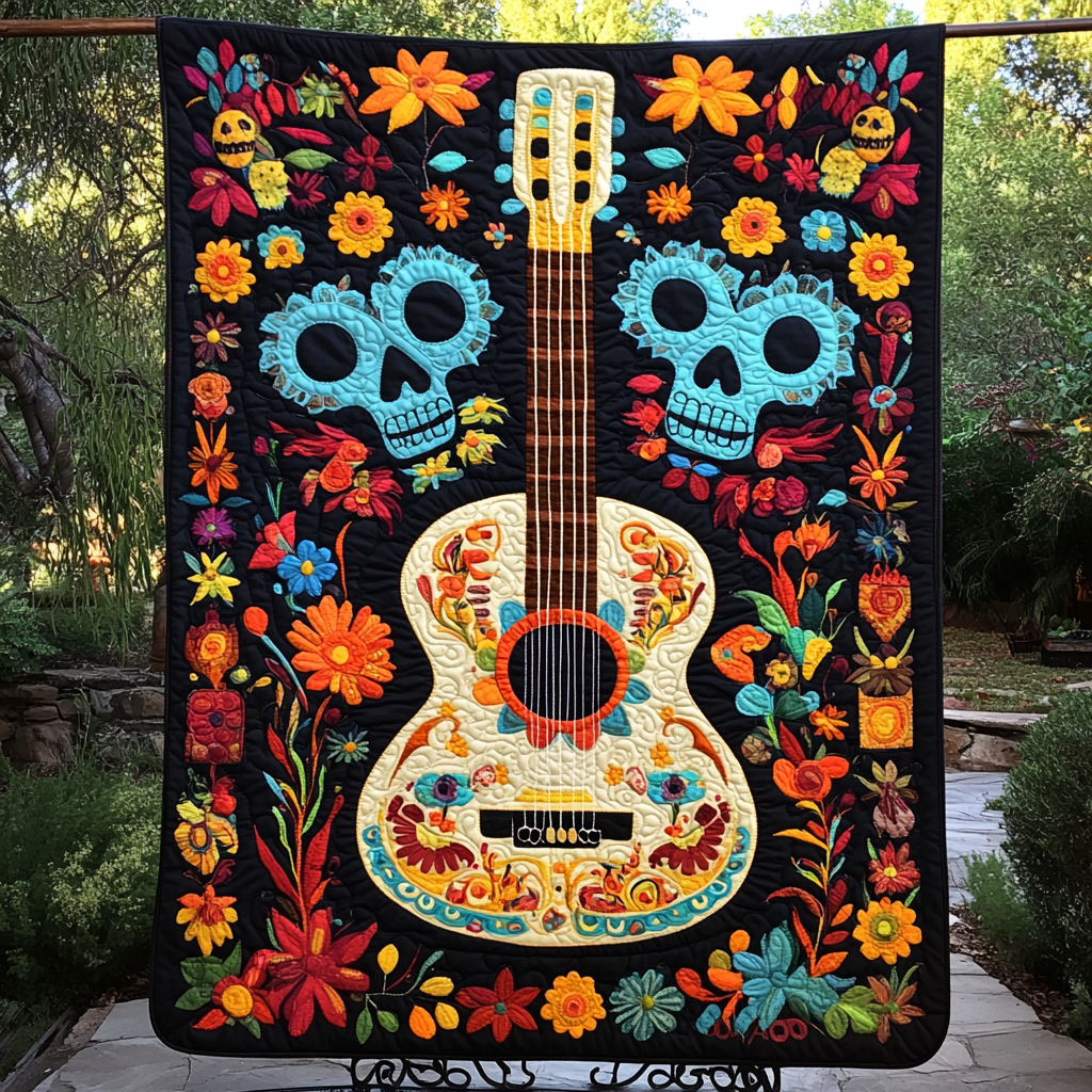 Gifts For Guitar Lover Blanket Harmony Vibes-Homacus