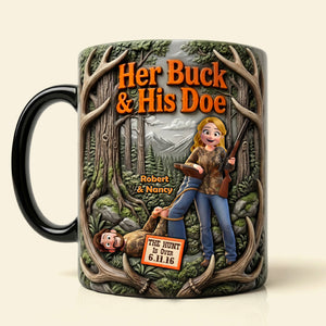 Hunting Couple Magic Mug - Personalized Gifts For Couple 03huti020626-Homacus