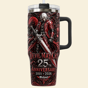 Evil Hunt 40oz Tumbler With Handle - Personalized Gifts 05QHTI080726-Homacus