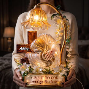 Trust In God Acrylic Light Box, Personalized Gift For Christians Girl 01qhti300626