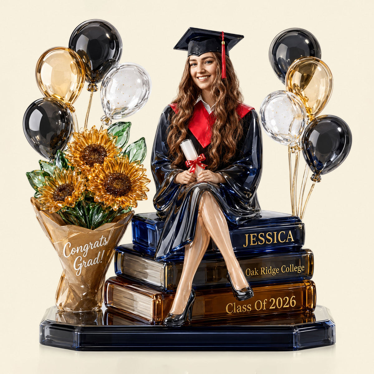 Graduation Memory Acrylic Plaque - Personalized Custom Photo Gifts For Graduations 01NATI120526-Homacus