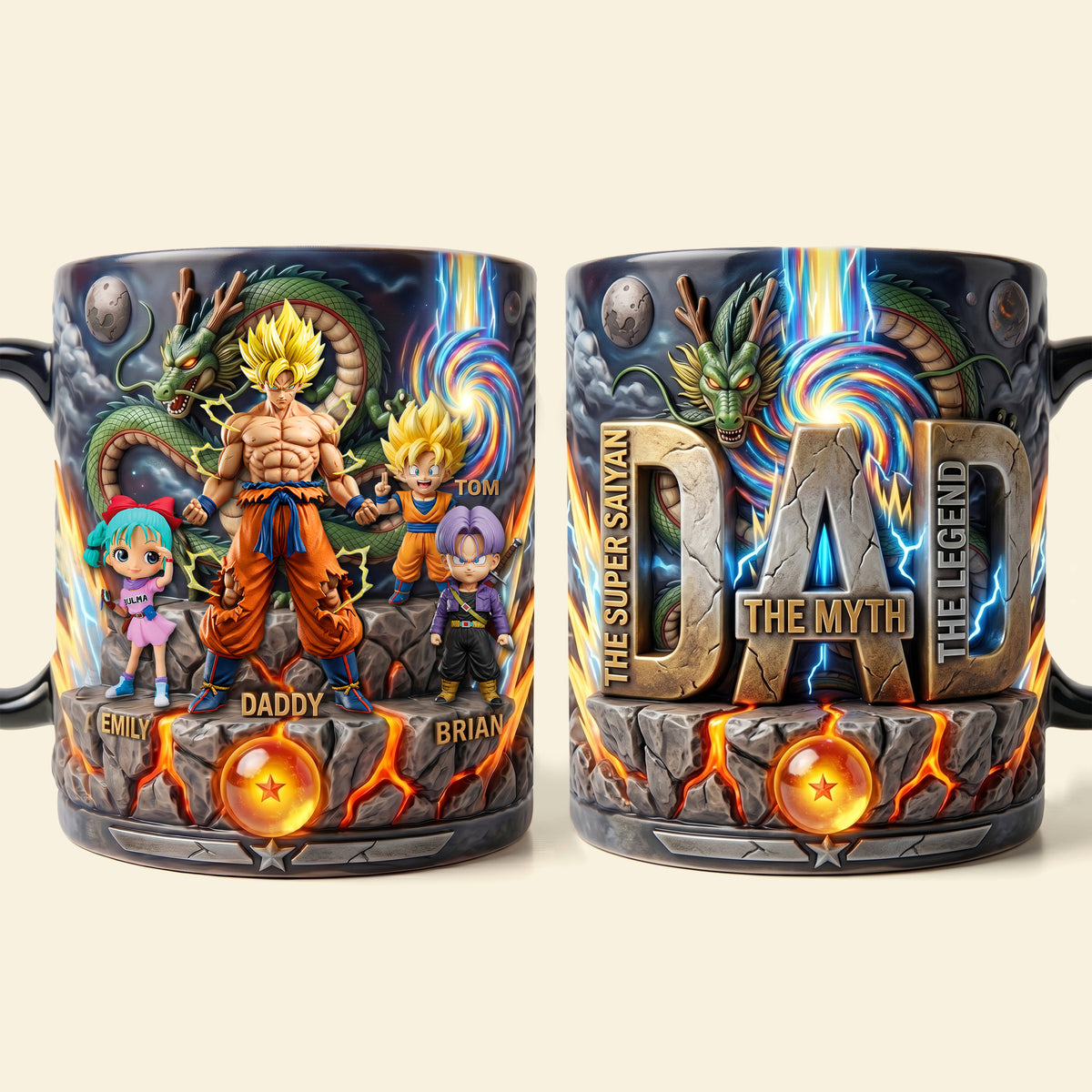 Legendary Dad Magic Mug - Personalized Gifts For Dads 03qhti210526-Homacus