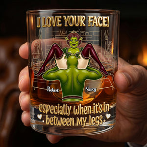 Naughty Couple Round Glass - Personalized Gifts For Couple 01nati170626