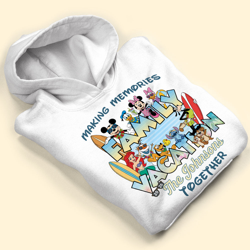 Whimsical Family Vacation Matching Shirt, Personalized Gifts For Families 02QHTI190626-Homacus